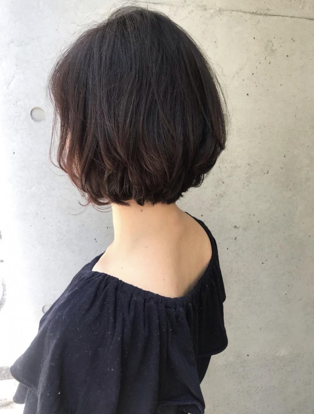 丸みのある【ショートボブ】
