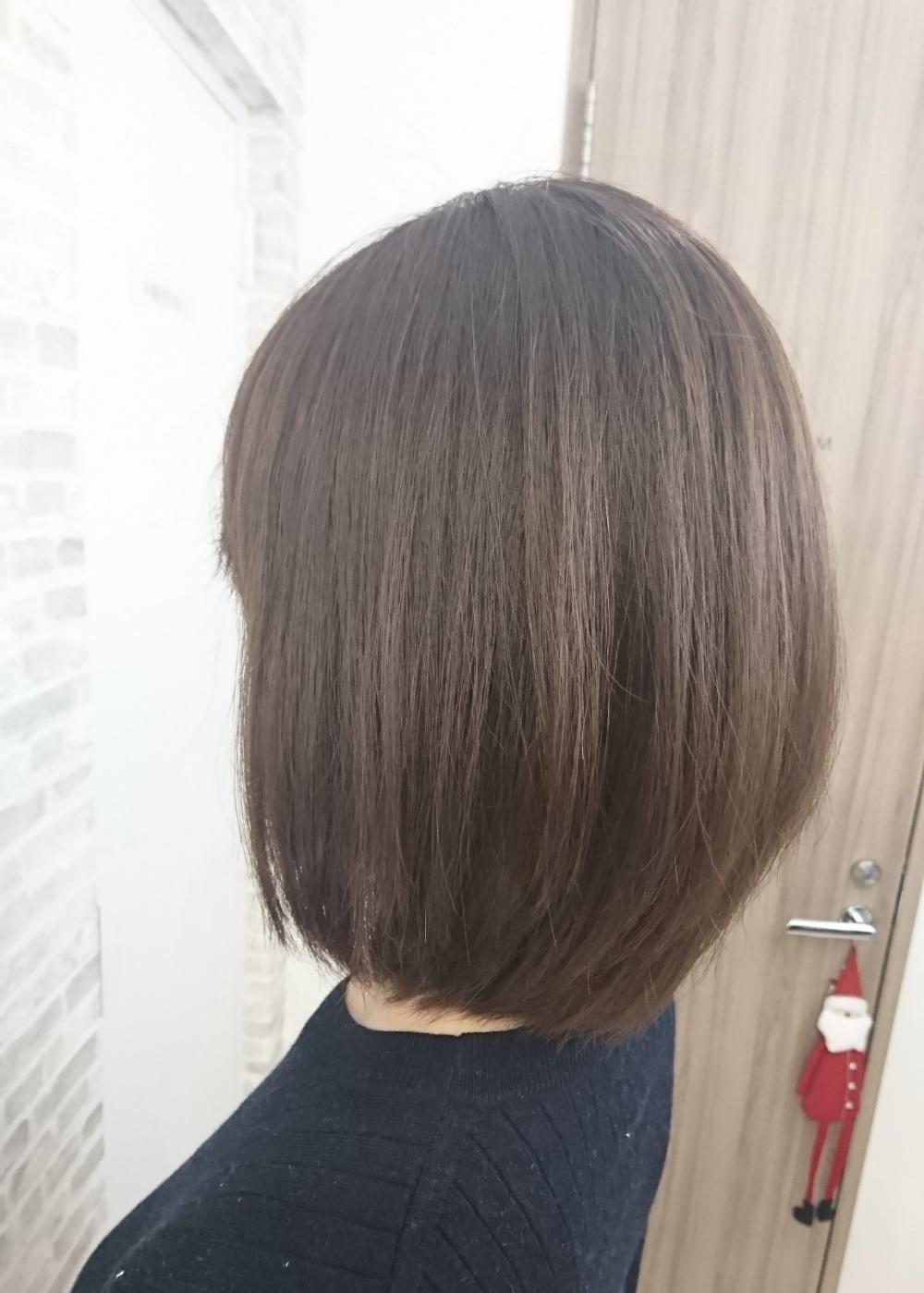 大人のミディアムストレート