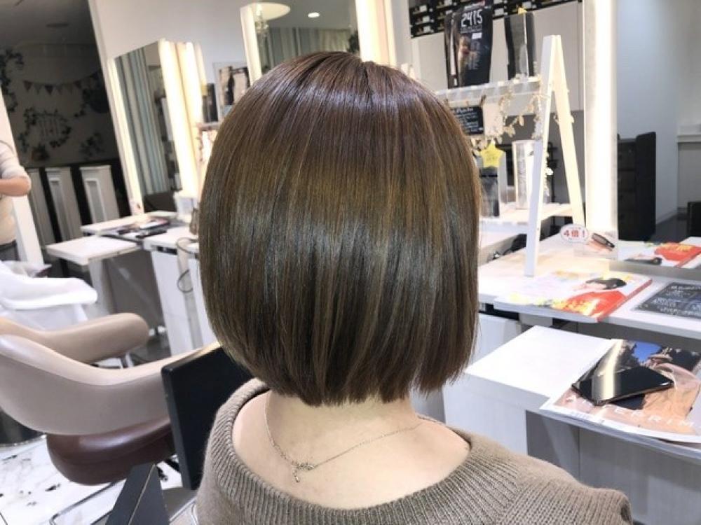 ブリーチ縮毛矯正【ボブ】｜サブ写真②
