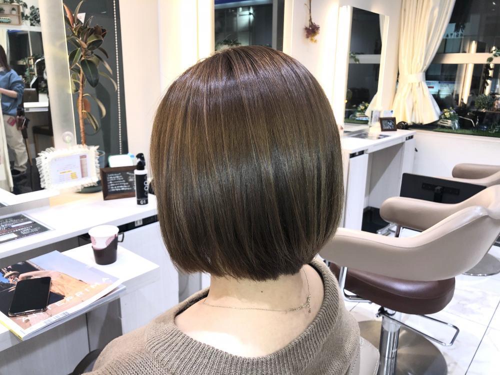 ブリーチ縮毛矯正【ボブ】｜サブ写真③