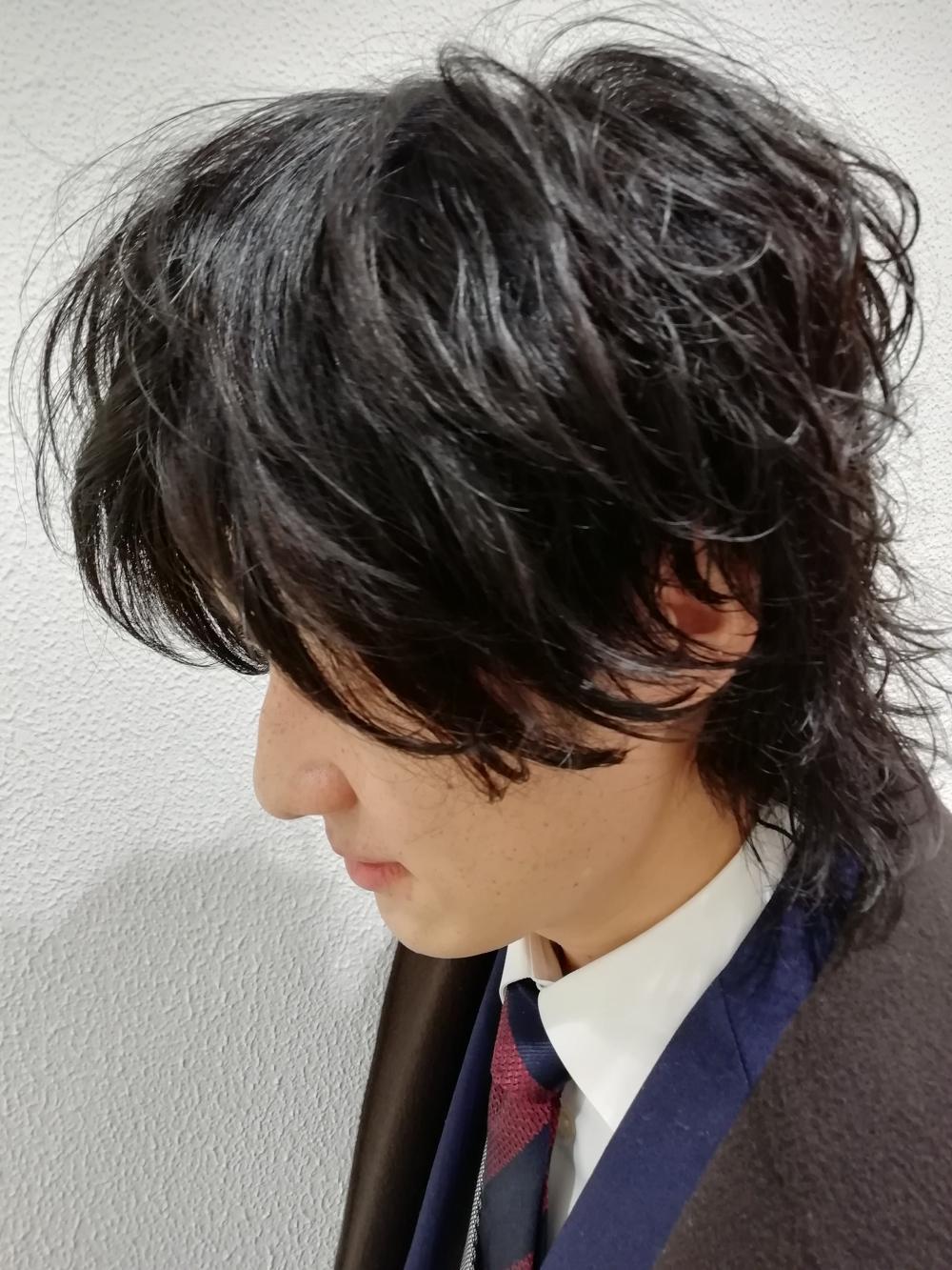人気爆発中！マッシュウルフ×パーマ
