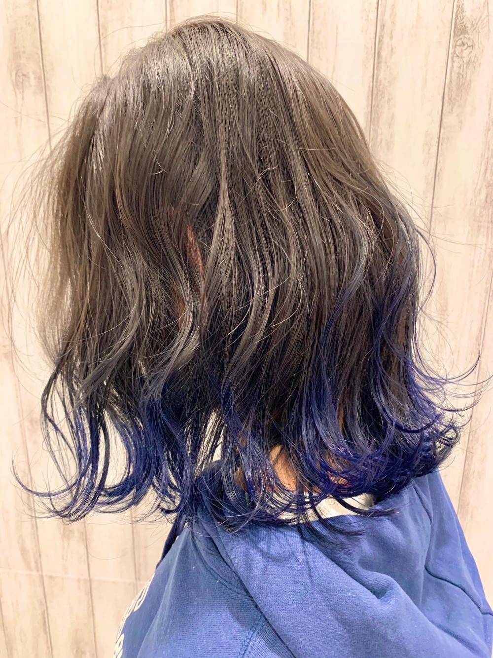 グラデーションミディ×ディープシー