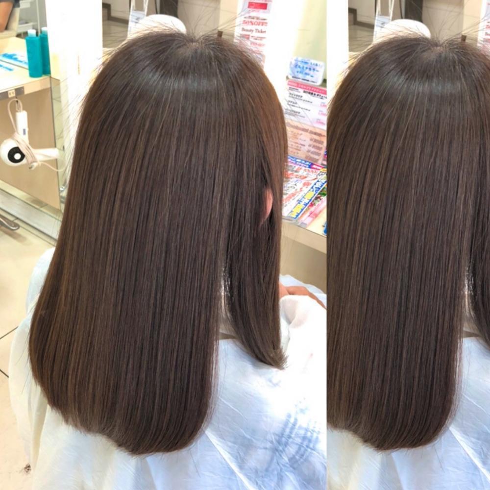 【プレミアム縮毛矯正】【セミロング】｜サブ写真②
