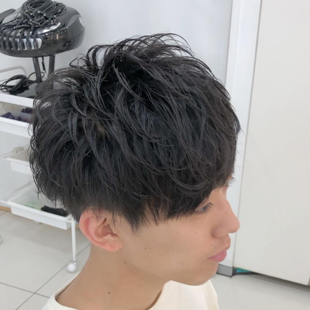 王道マッシュ×パーマで簡単スタイリング！！