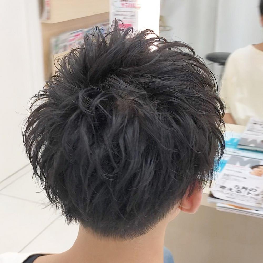王道マッシュ×パーマで簡単スタイリング！！｜サブ写真②