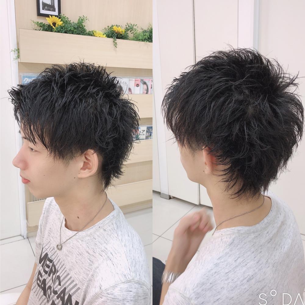 王道アップバングスタイル！！