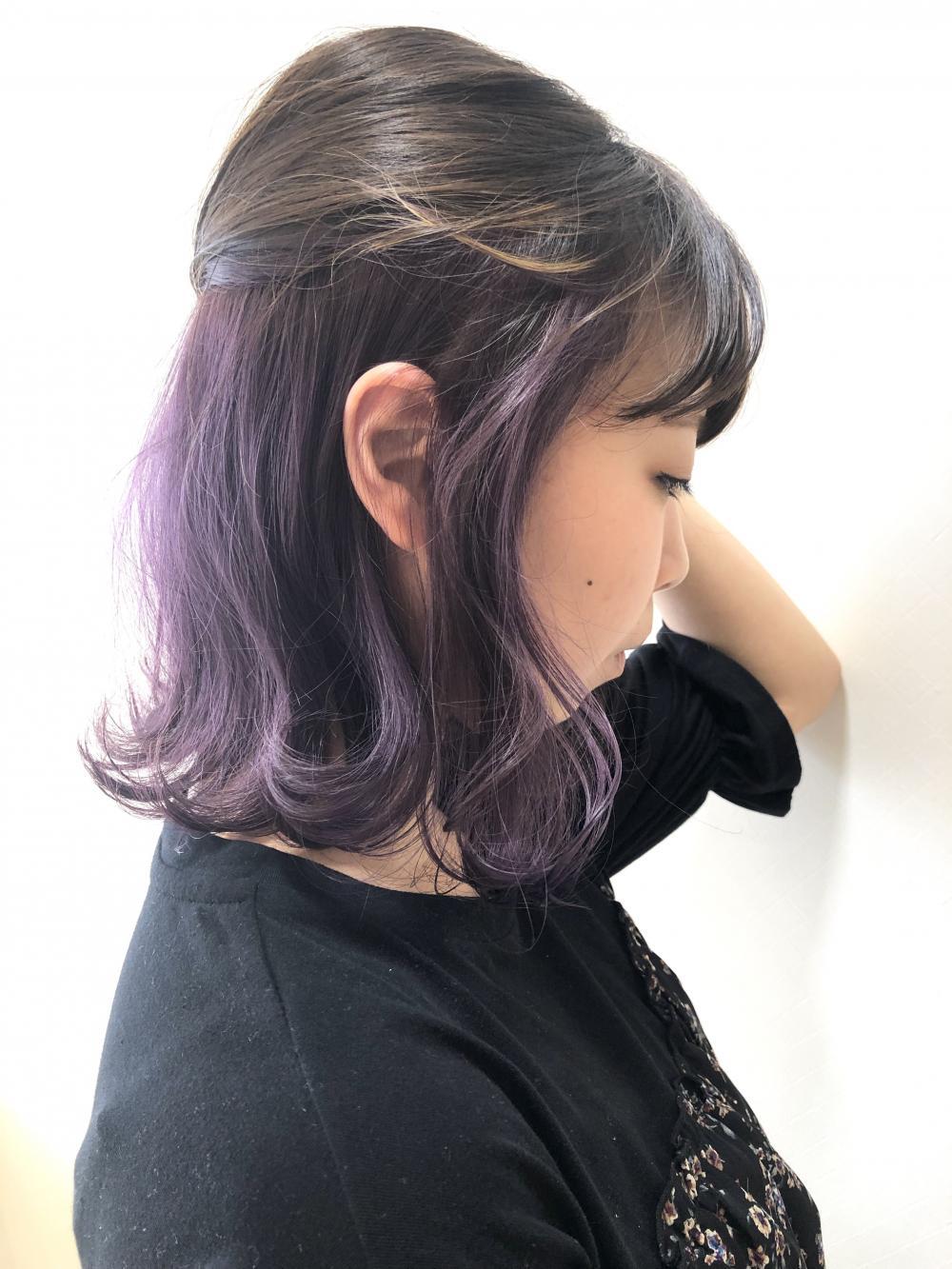 オシャレカラー♪インナーラベンダー☆