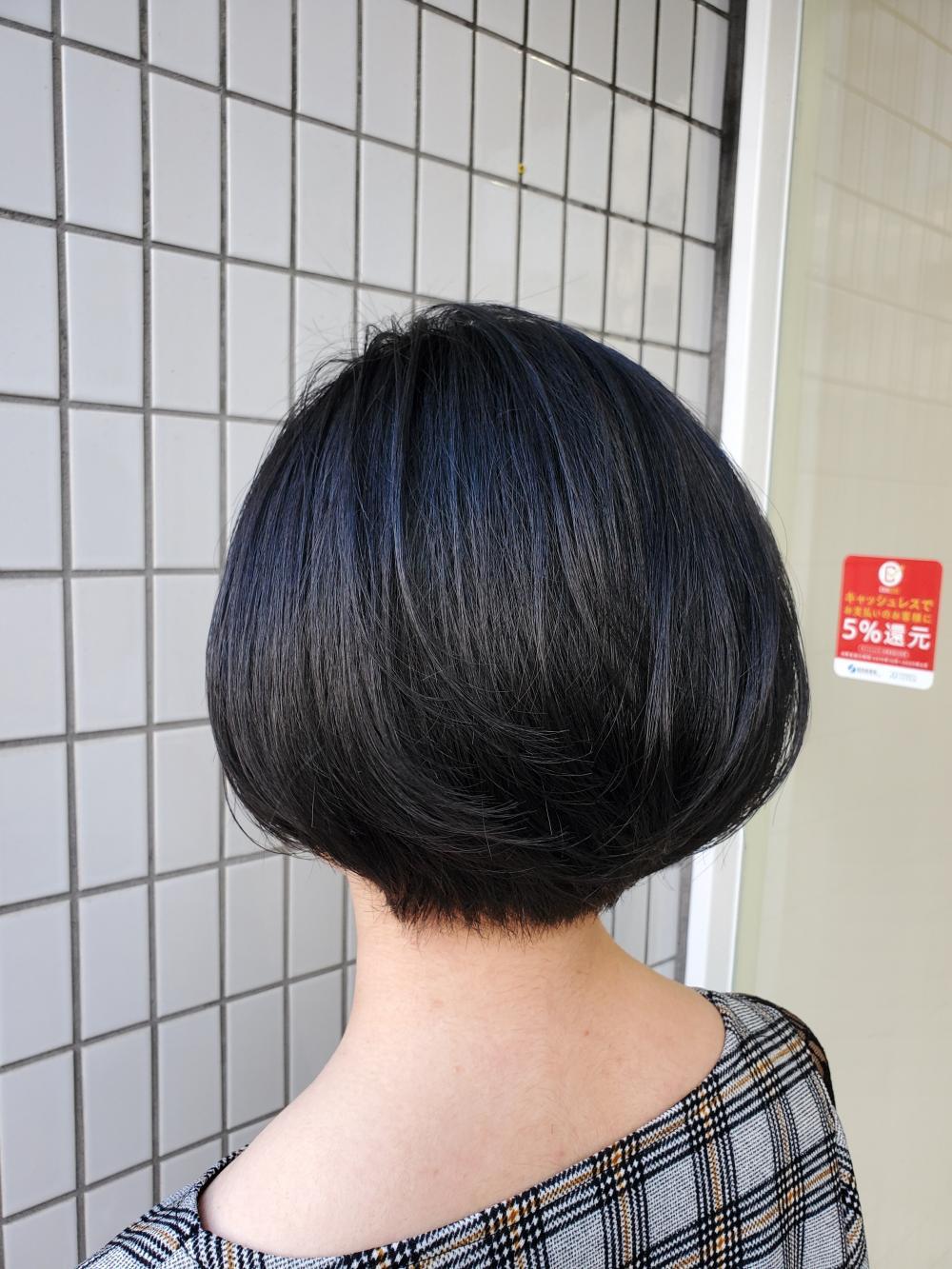 【丸みが可愛い】えりあしスッキリショートボブ｜サブ写真③