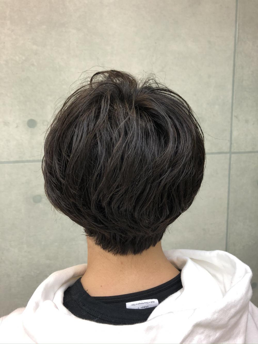 くしゃっとパーマ