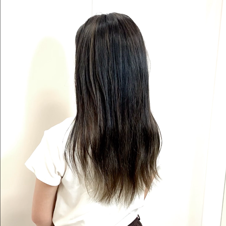 巻かなくてもオシャレ　コントラストバレイヤージュ 