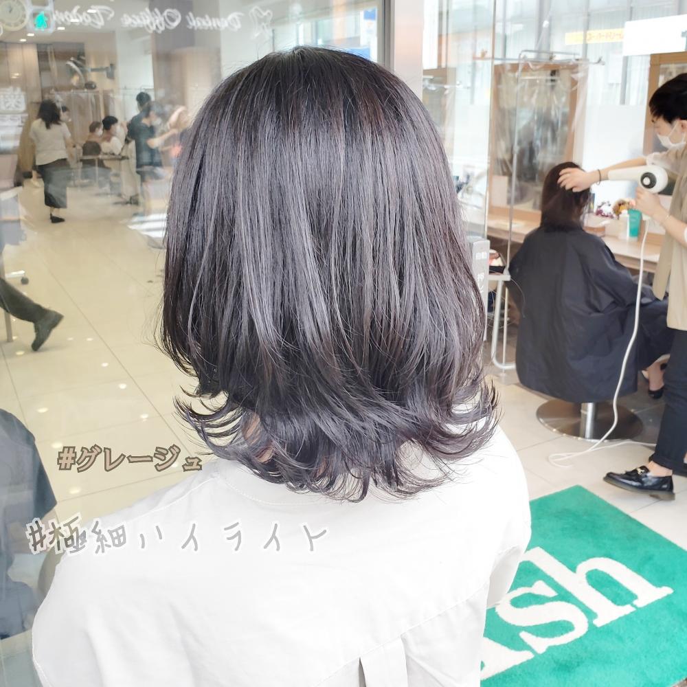 【Ash等々力店/板橋大祐】極細ハイライト×ミディアム