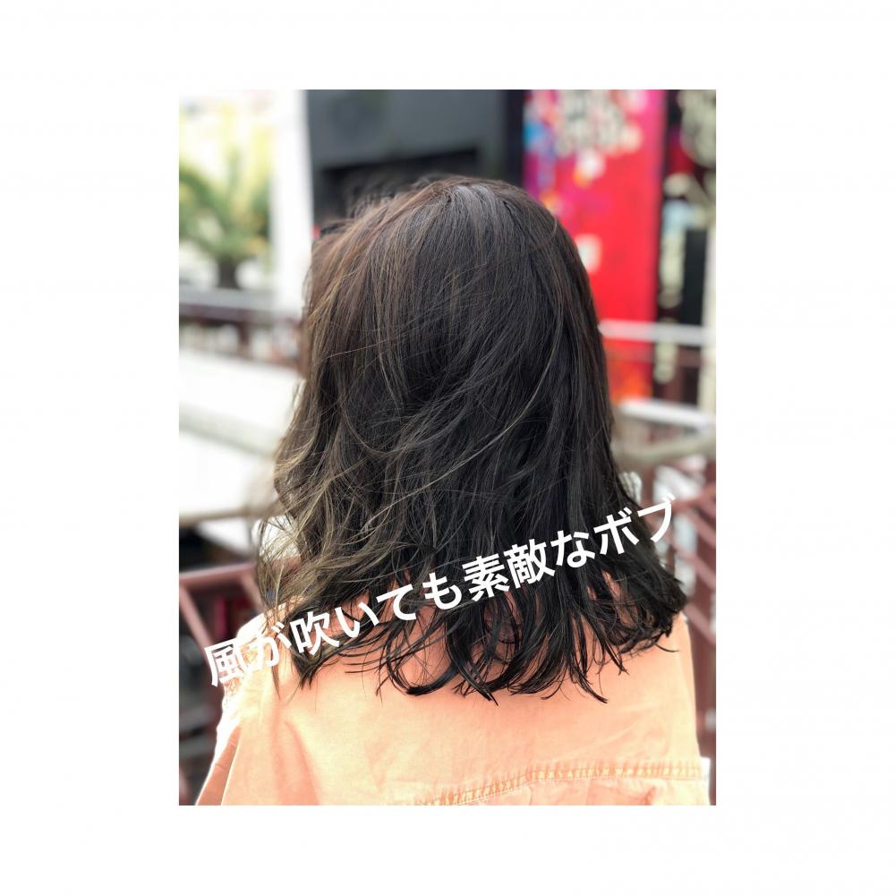風が吹いても素敵なボブ