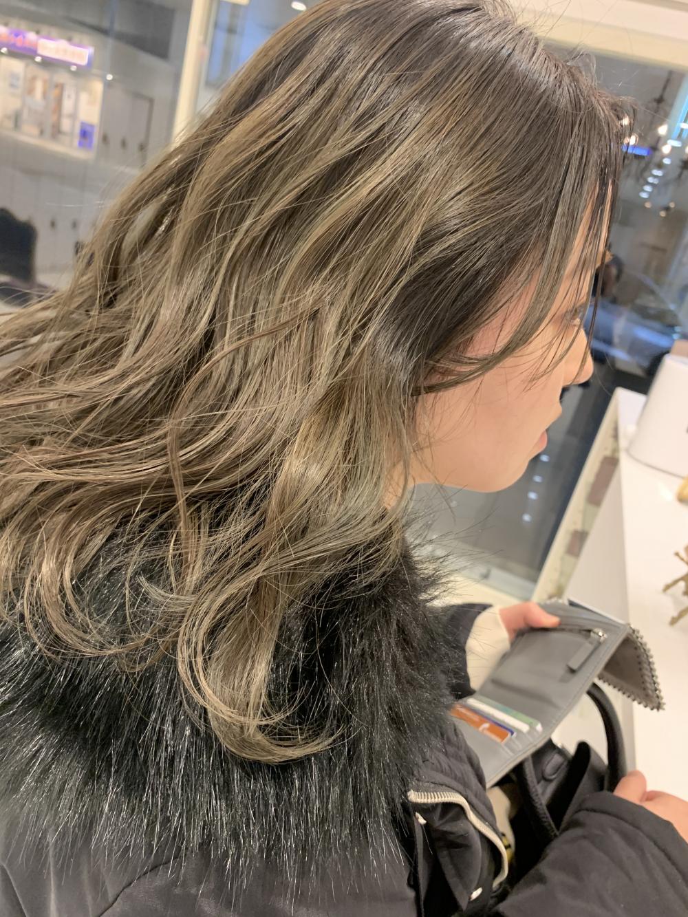 逆バレイヤージュ
