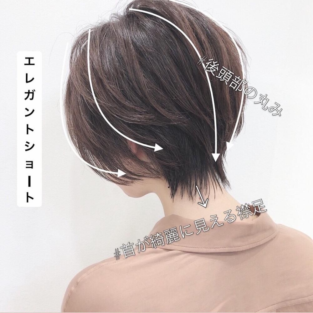 首が細くきれいに見えるボブ