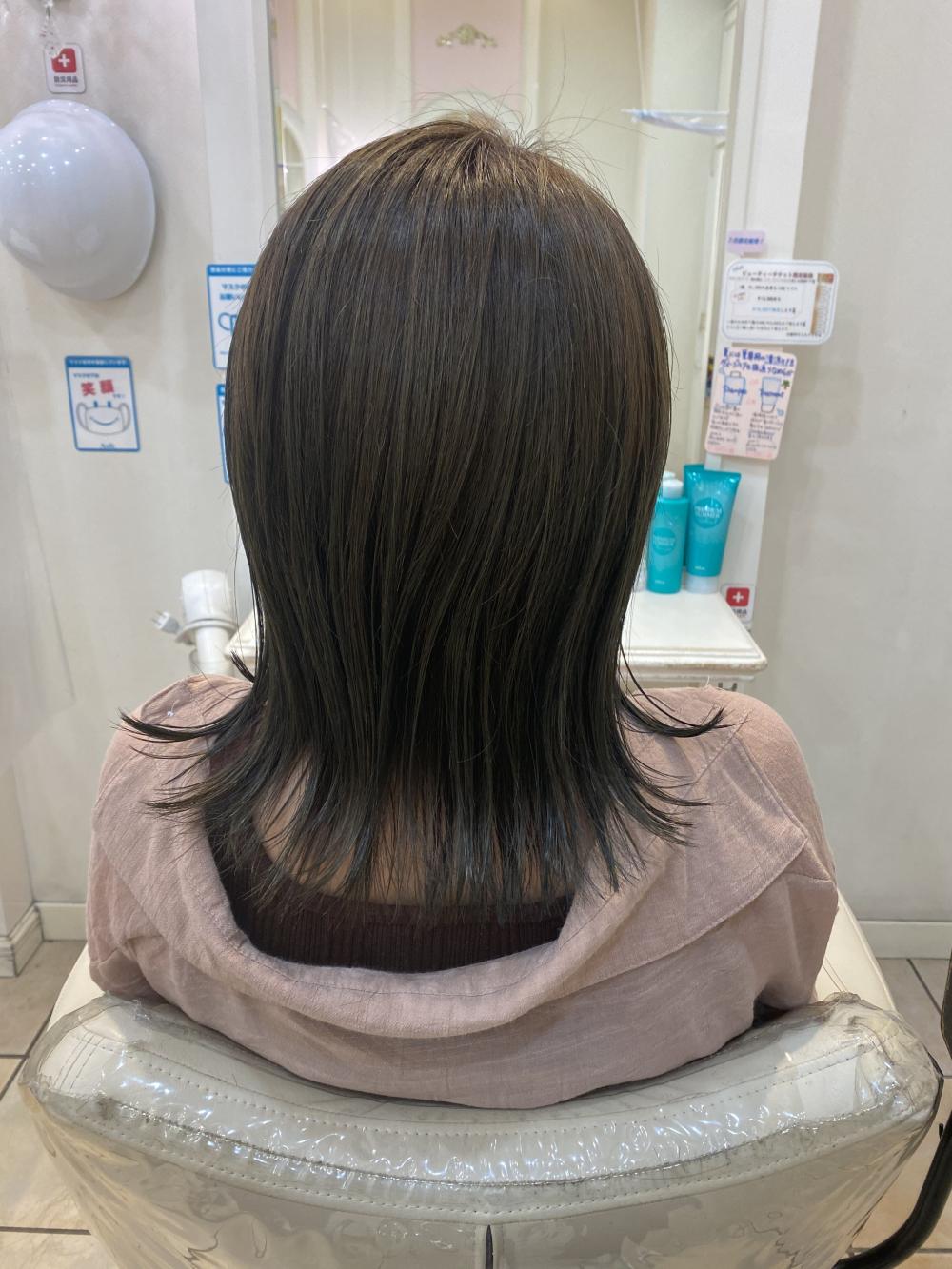 軽め外ハネボブ　グラデーションカラー｜サブ写真③