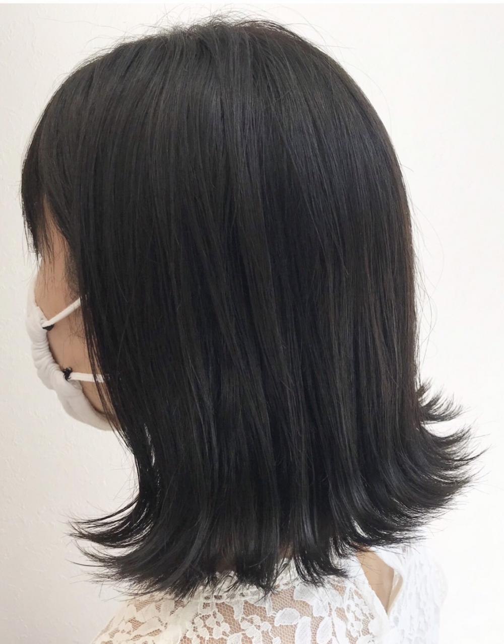 【切りっぱなしボブ】外ハネアレンジ