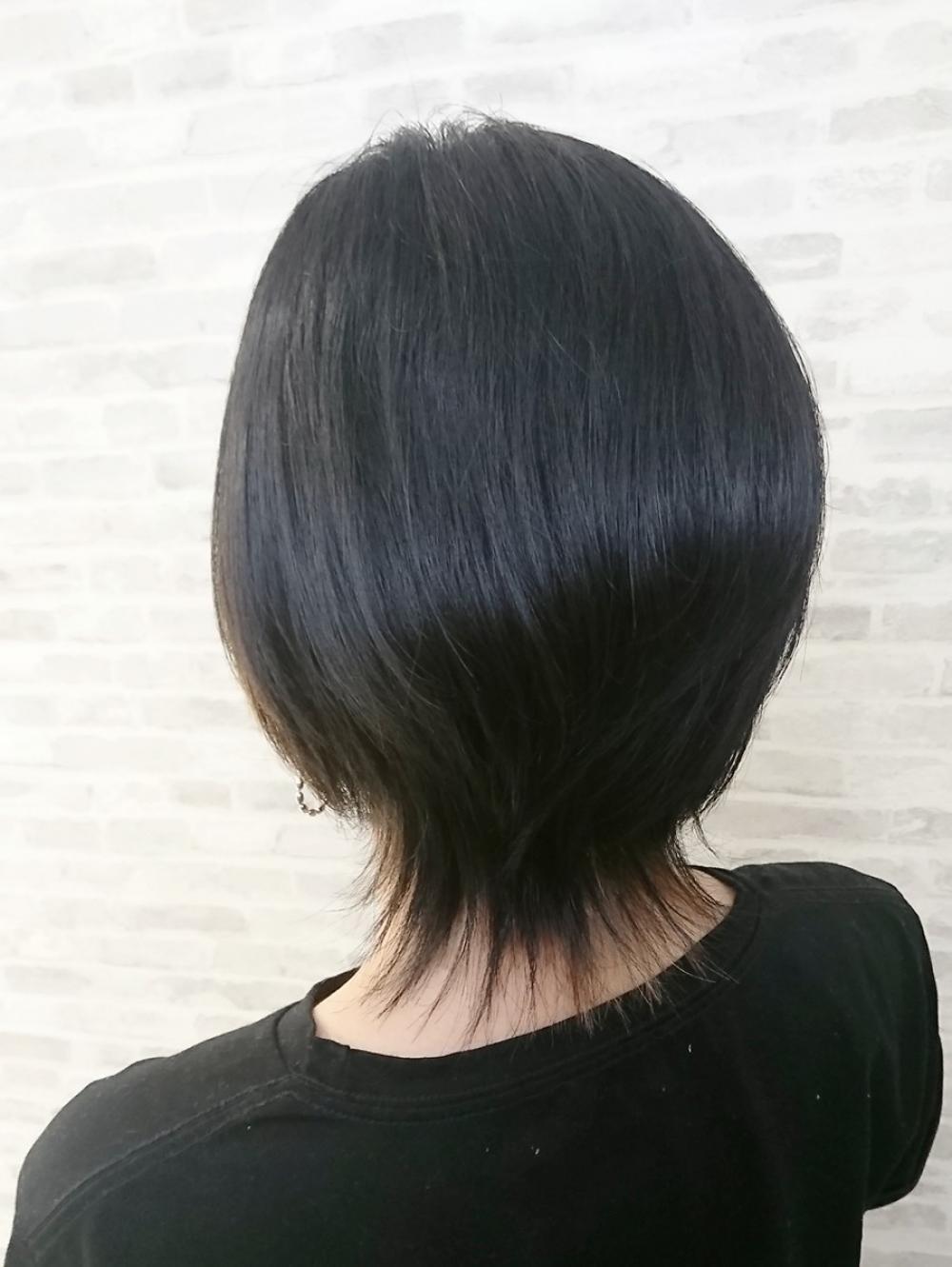ママさんにもオススメ‼大人クールショート♪さりげなくインナーカラー♢♢♢