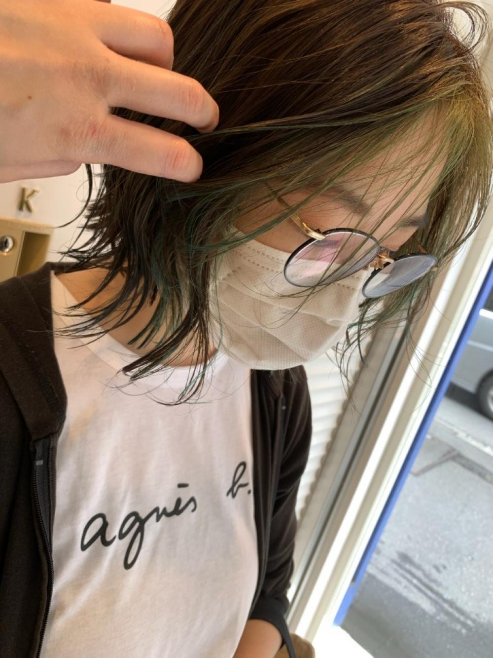 ＼オリーブベージュ×明るい白髪染め／｜サブ写真②