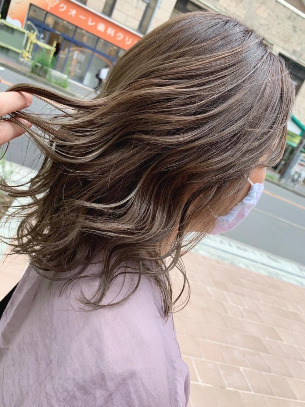 ＼ラベージュ×明るい白髪染め×バレイヤージュ／｜サブ写真③