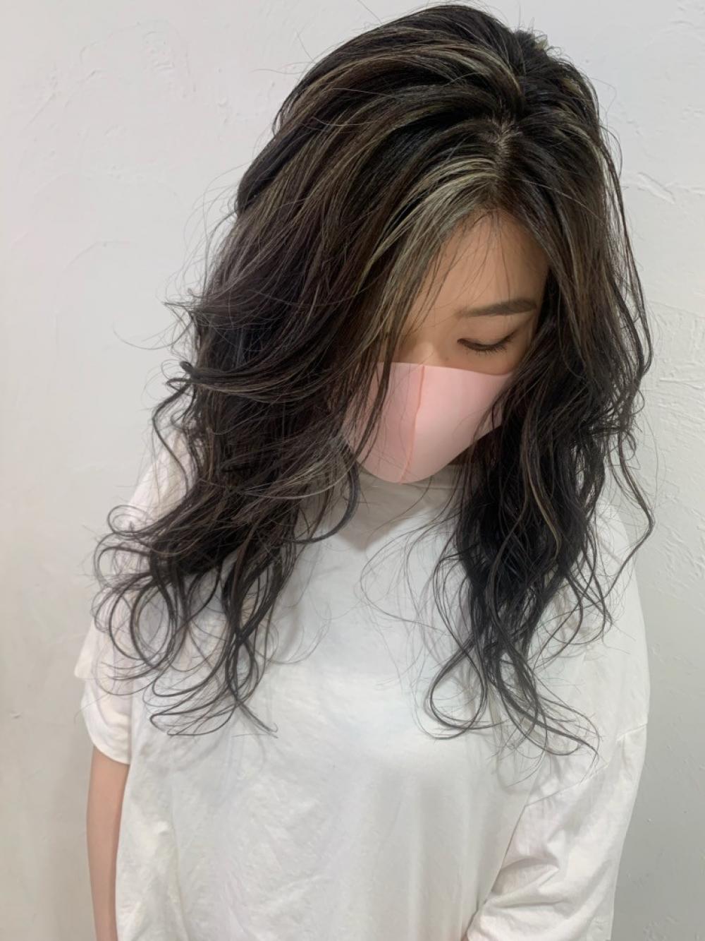 ＼暗髪×ハイライト／｜サブ写真②