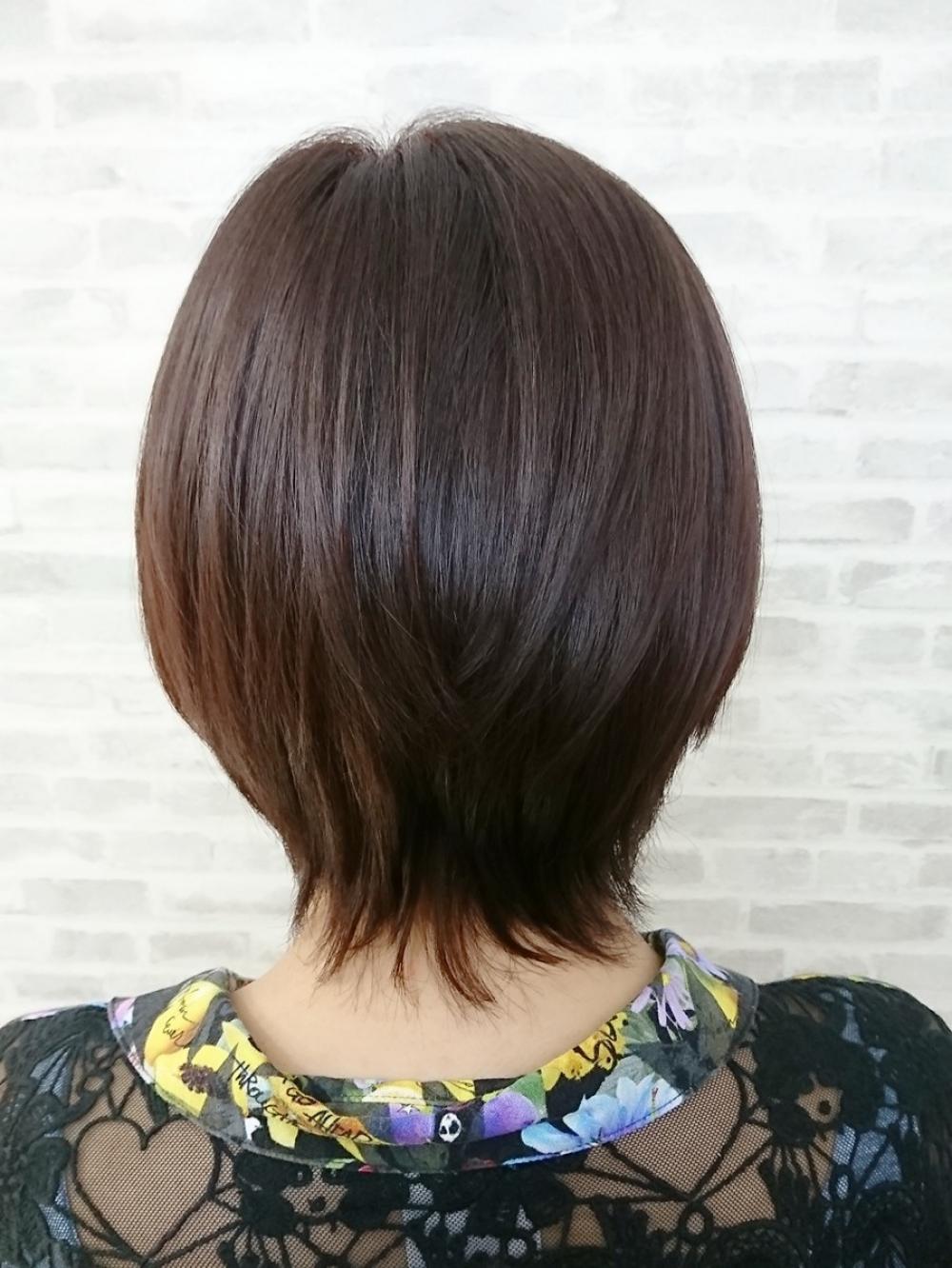 ママさんにもオススメ‼プレミアム縮毛矯正×イルミナカラーの自然派ショート♢♢♢｜サブ写真②