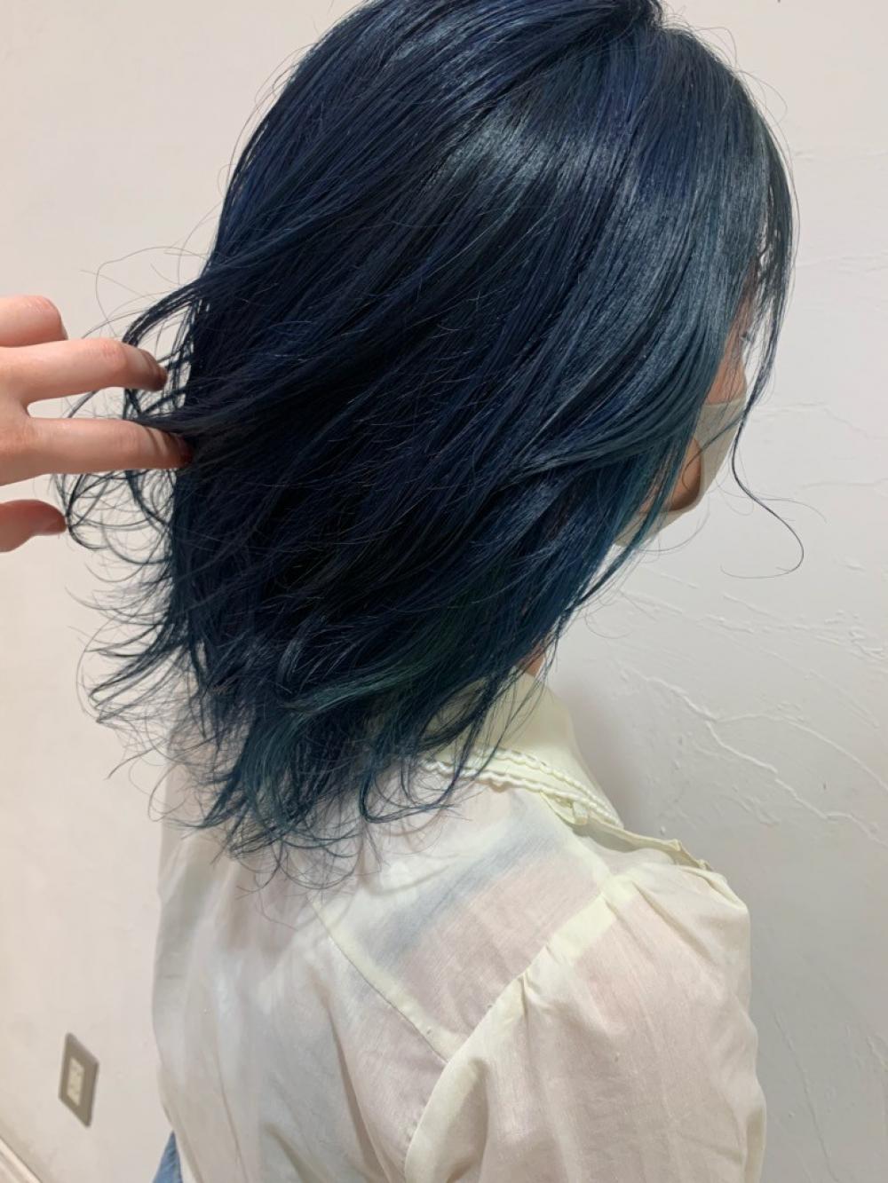 ＼外はねボブ×インディゴブルー／｜サブ写真②