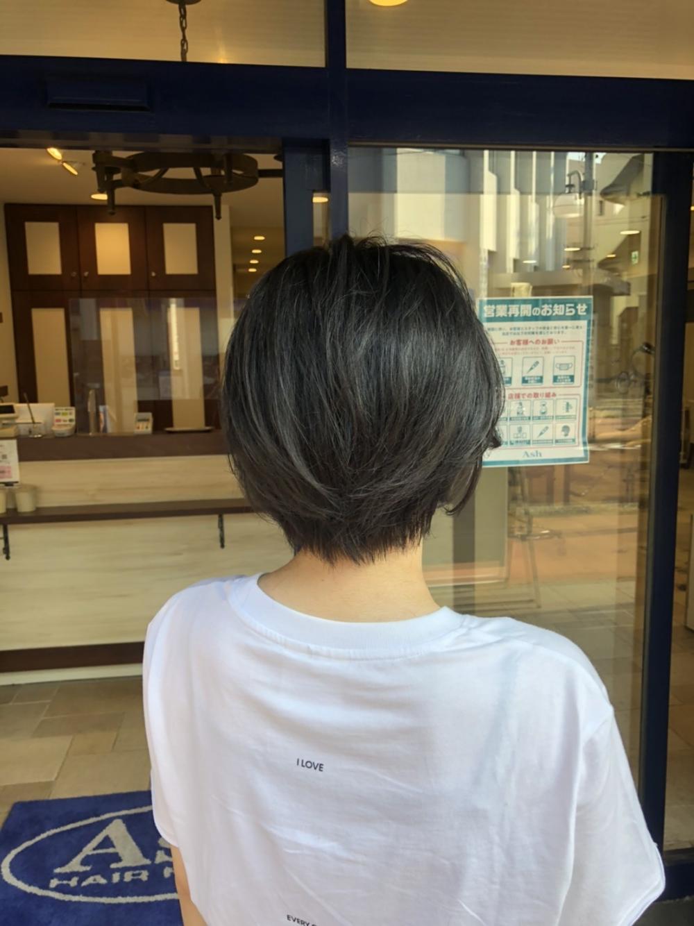 バッサリカットくびれショートボブ｜サブ写真②