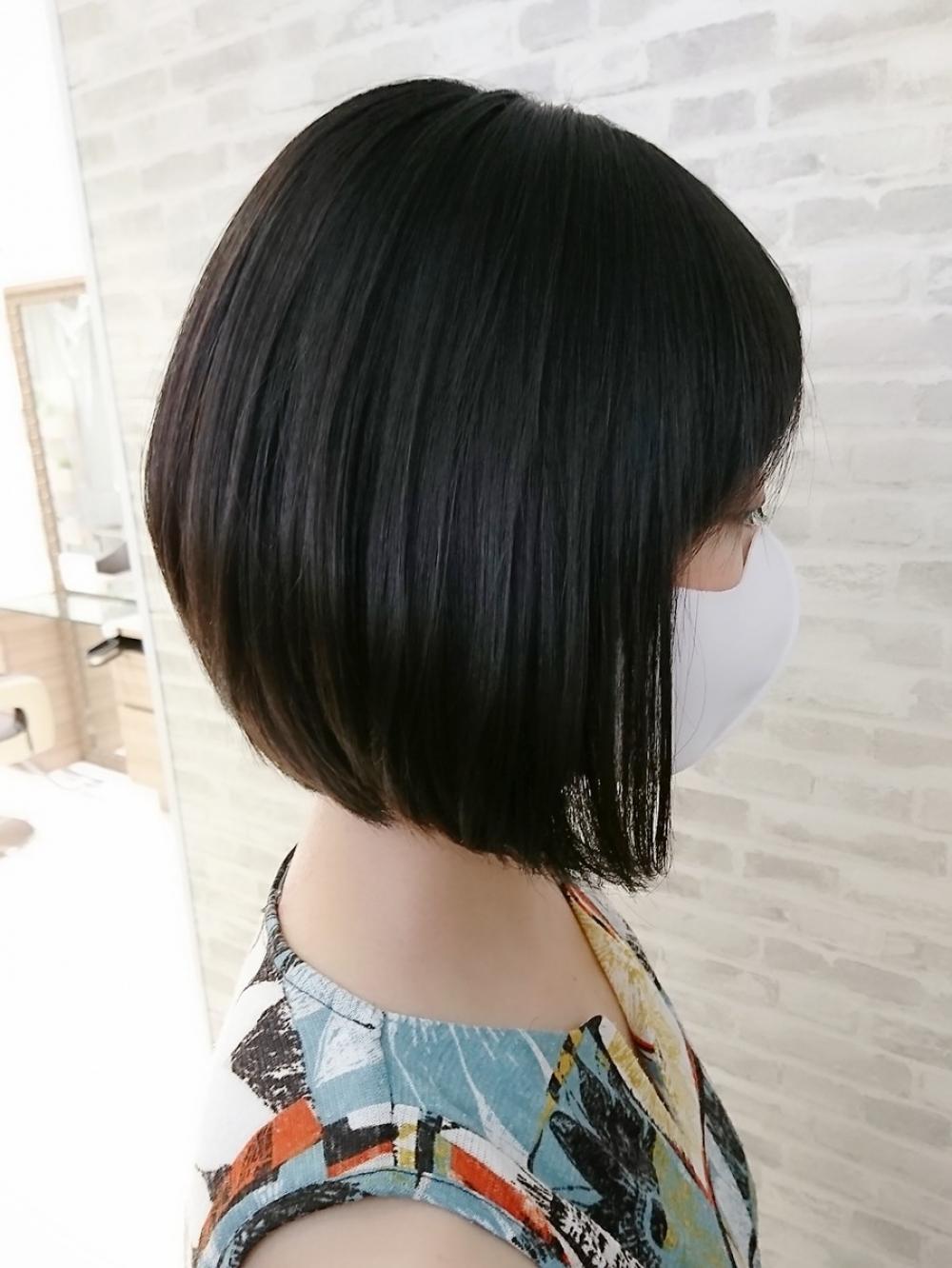 ✡ヘアドネーションでばっさりカット▷▷プレミアム縮毛矯正で自然な前下がりボブへ♪✡｜サブ写真⑤