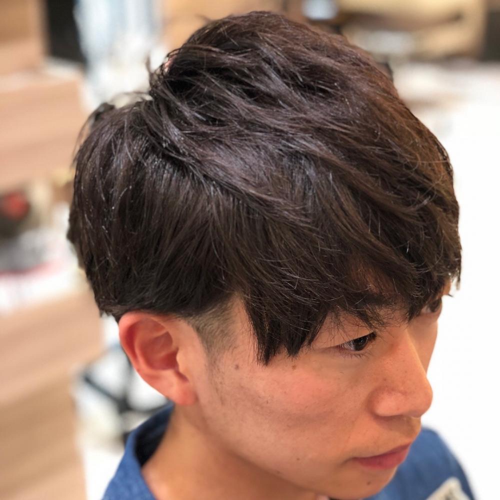耳掛け☆束感マッシュ