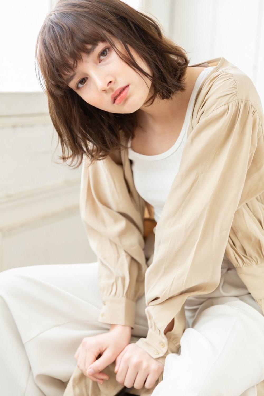 くせ毛ニュアンスボブ