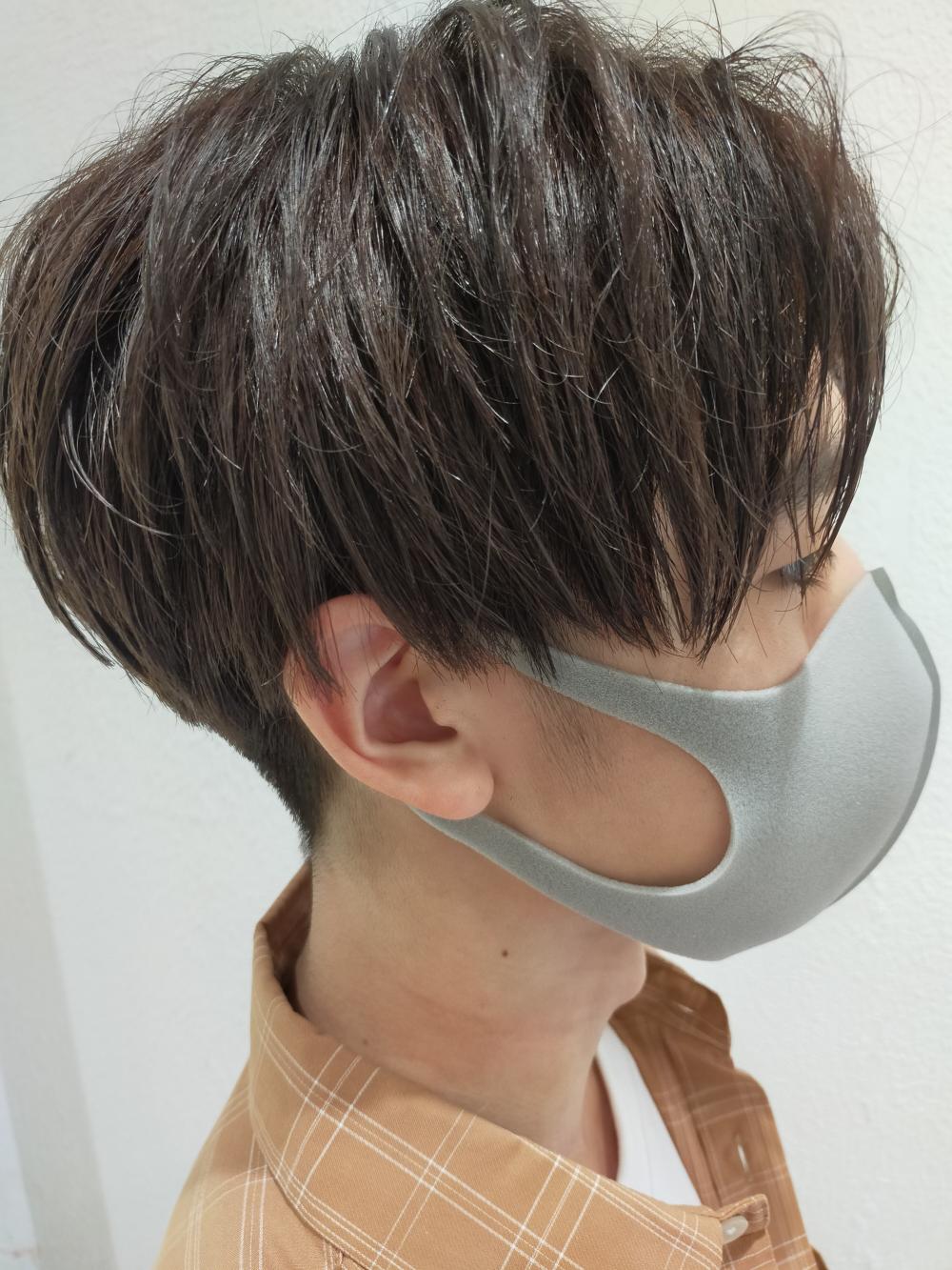 マスク×センターパート｜サブ写真②