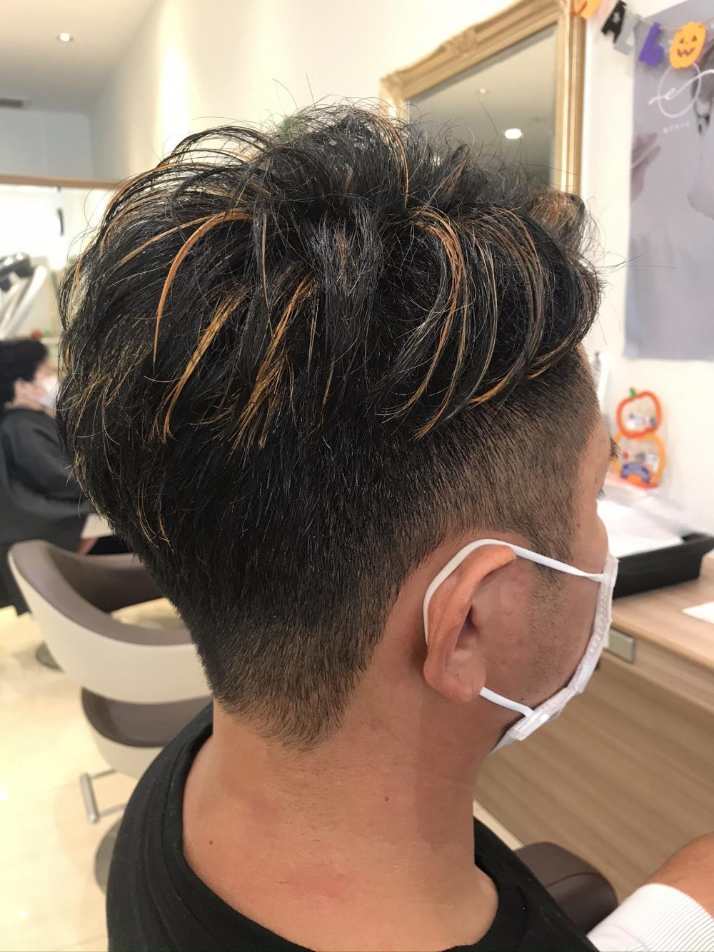 メンズカラー×ブリーチハイライト｜サブ写真②