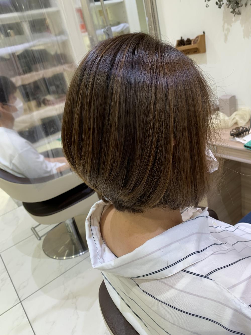 白髪ぼかし×エアータッチハイライト｜サブ写真③