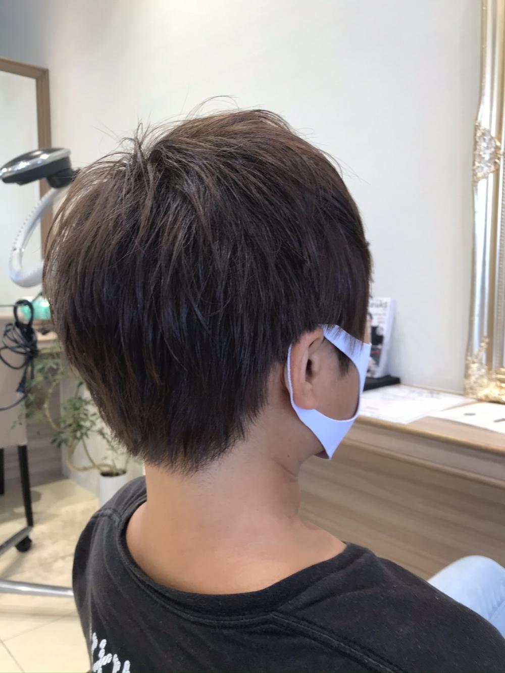 ショート×クールブラウン