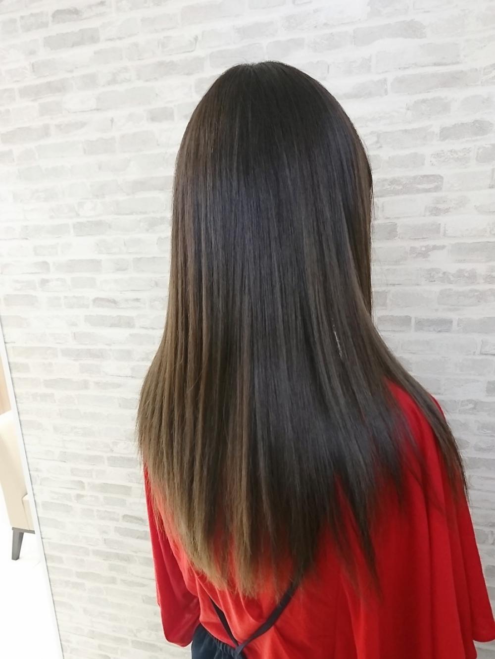 ママさんにもオススメ‼プレミアム縮毛矯正&イルミナカラーのいたわり美髪♢♢♢
