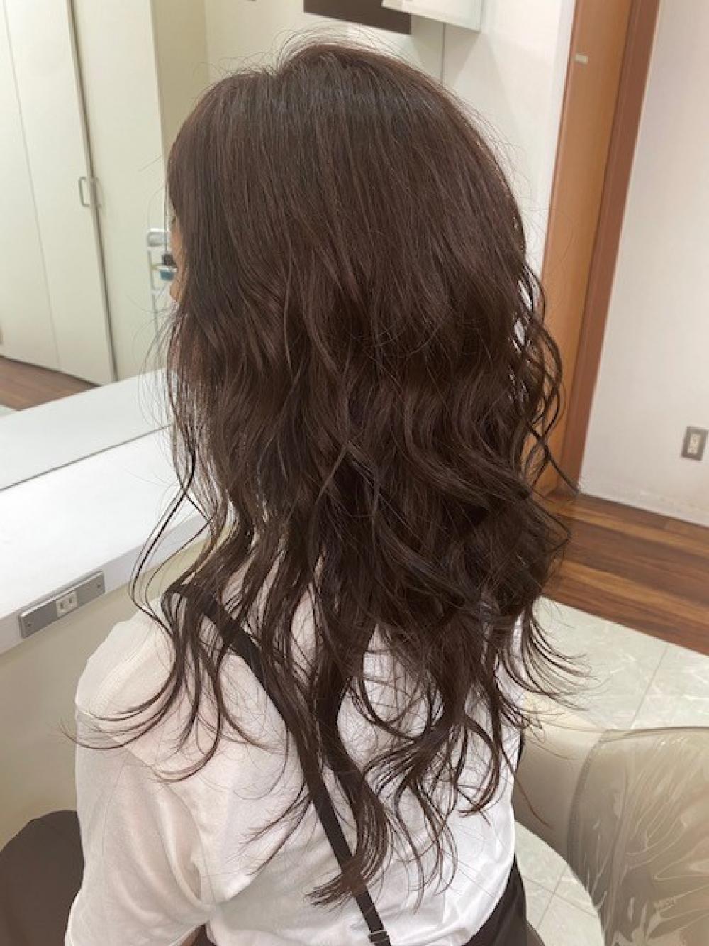 イルミナカラーで秋色ウルフスタイル