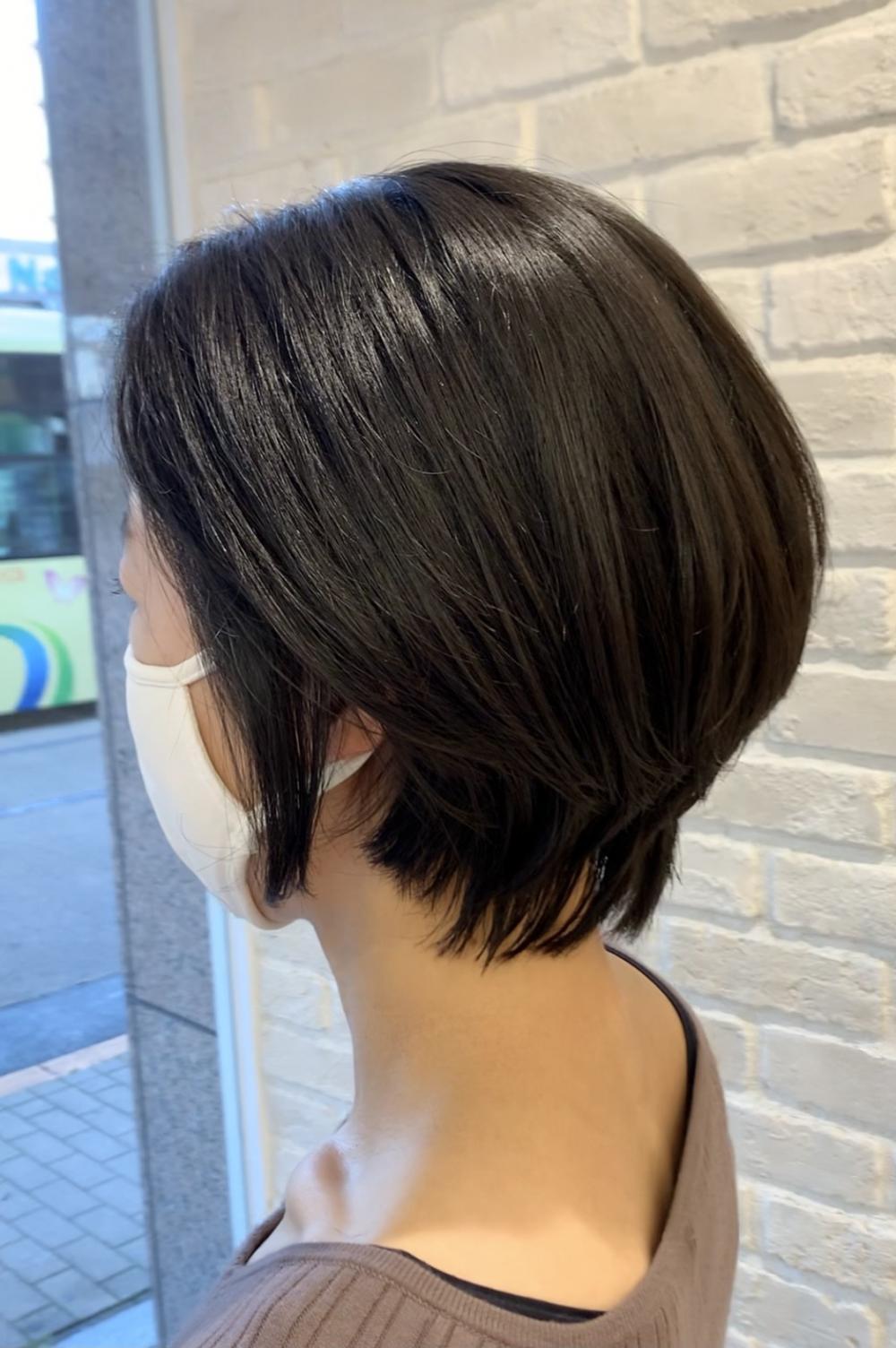 綺麗な丸みボブ