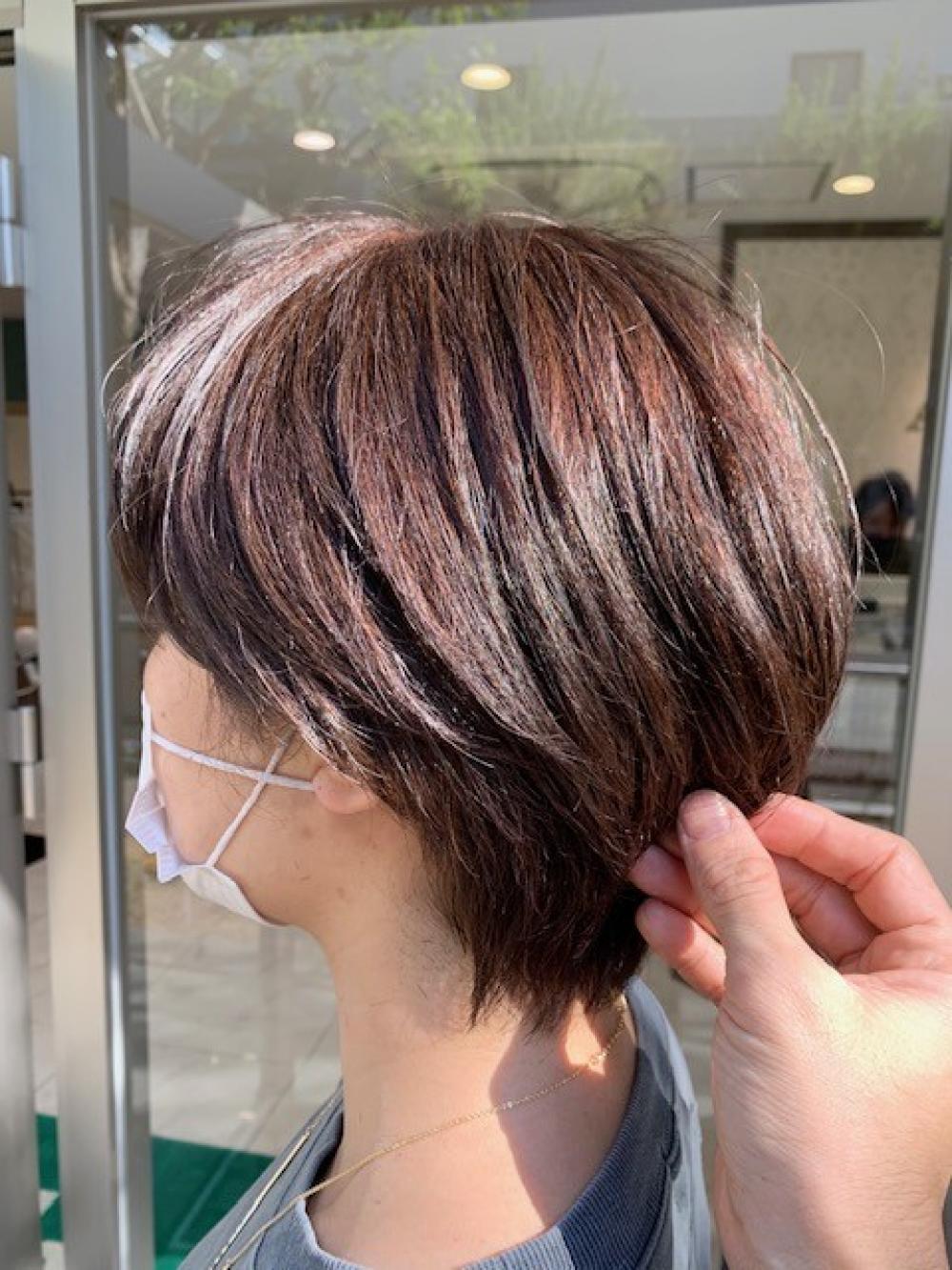 大人女子ショート