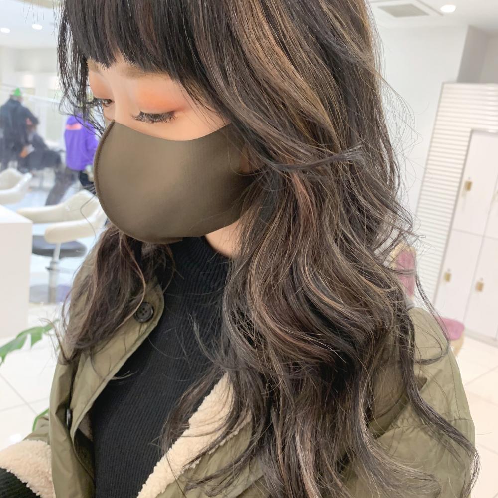\暗髪×ハイライト/