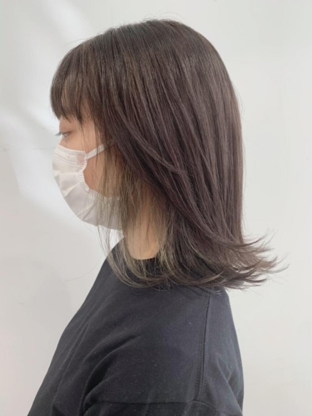 ボブ　イヤリングオリーブベージュ｜サブ写真②