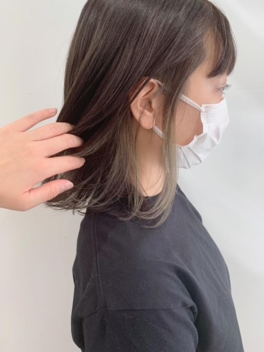 ボブ　イヤリングオリーブベージュ｜サブ写真③