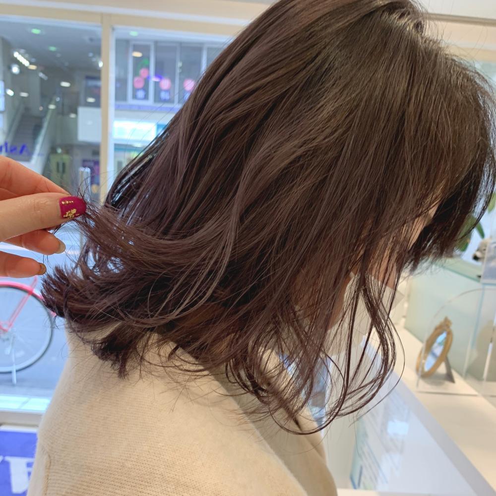 ＼バレイヤージュ×ラベンダーグレージュ／｜サブ写真②