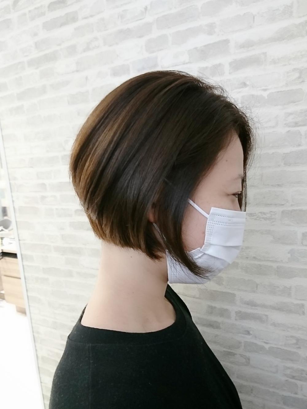 ママさんにもオススメ‼スマートショートボブ♢♢♢｜サブ写真②