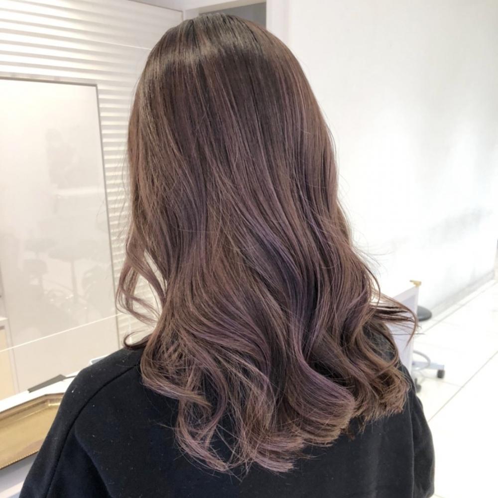 ＼バレイヤージュ×ロング×ラベンダーアッシュ／｜サブ写真②