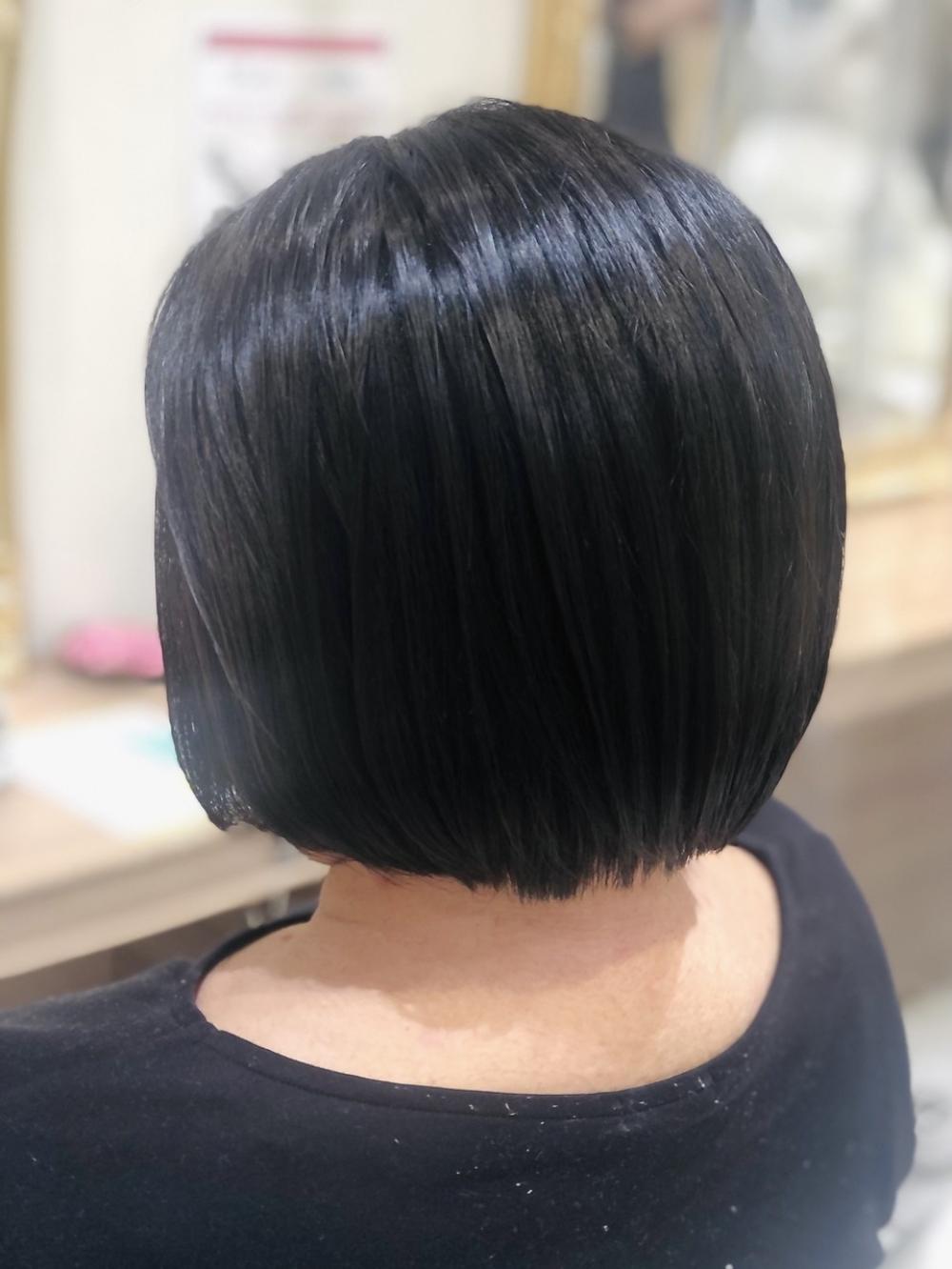 縮毛矯正×ボブ
