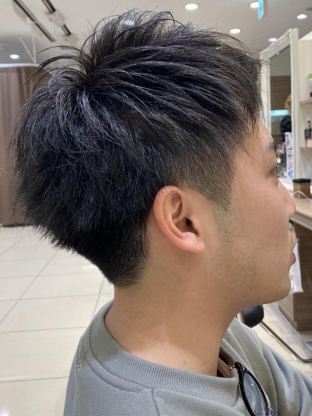 ツーブロックメンズショート