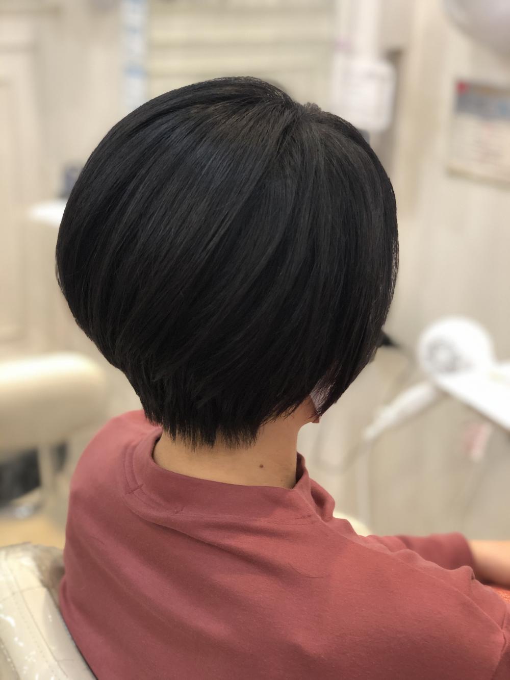 スタイリング簡単ショート