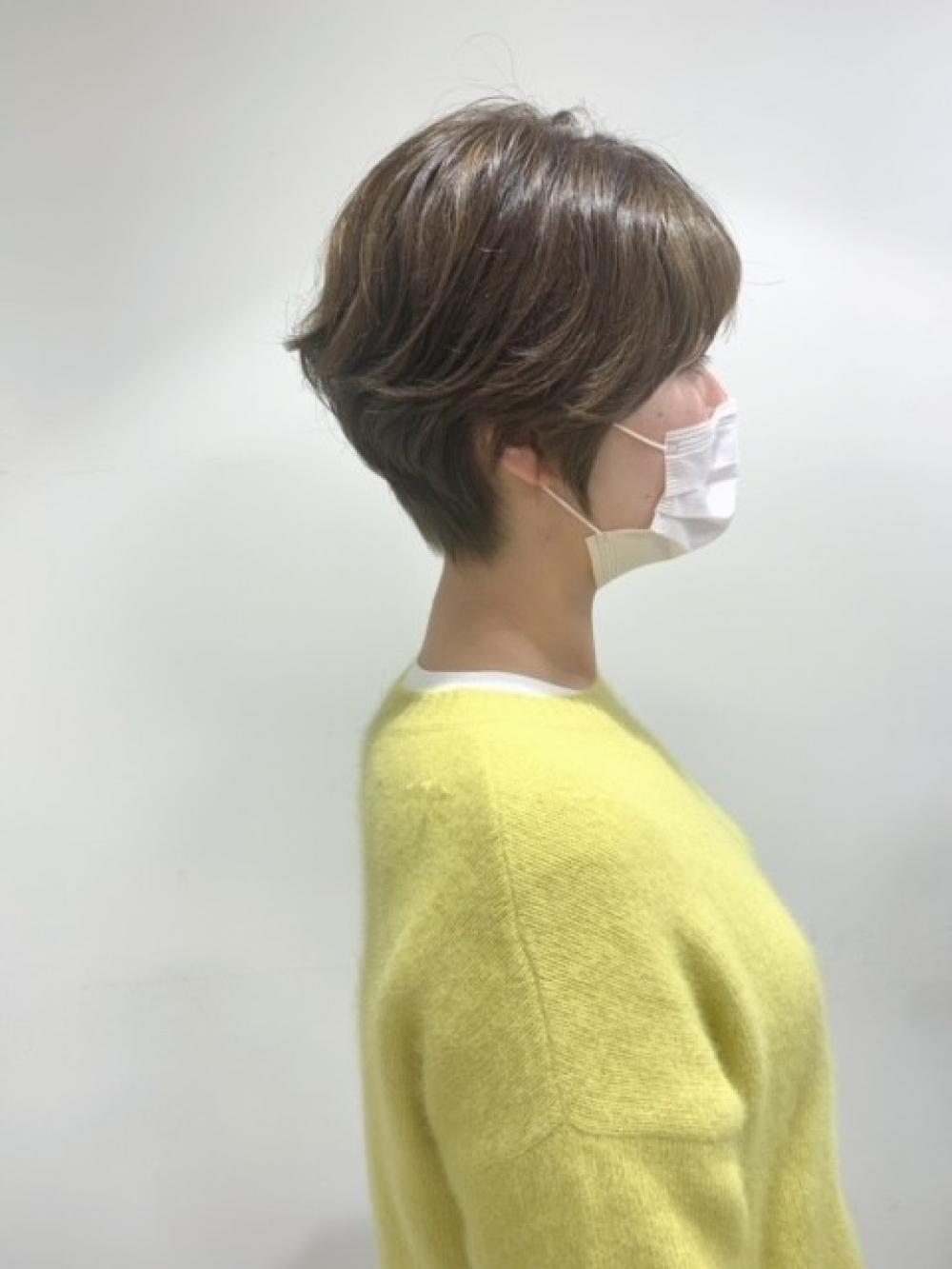 ショート×パーマ