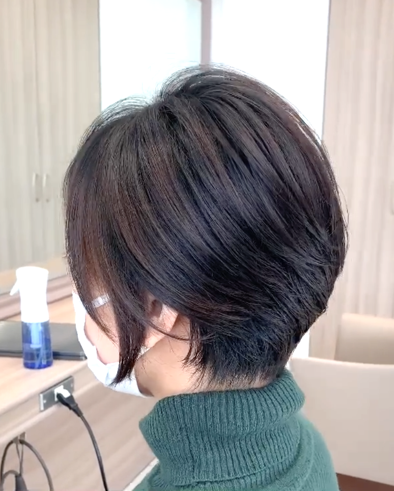 乾かすだけで完了　簡単ミニマムショート