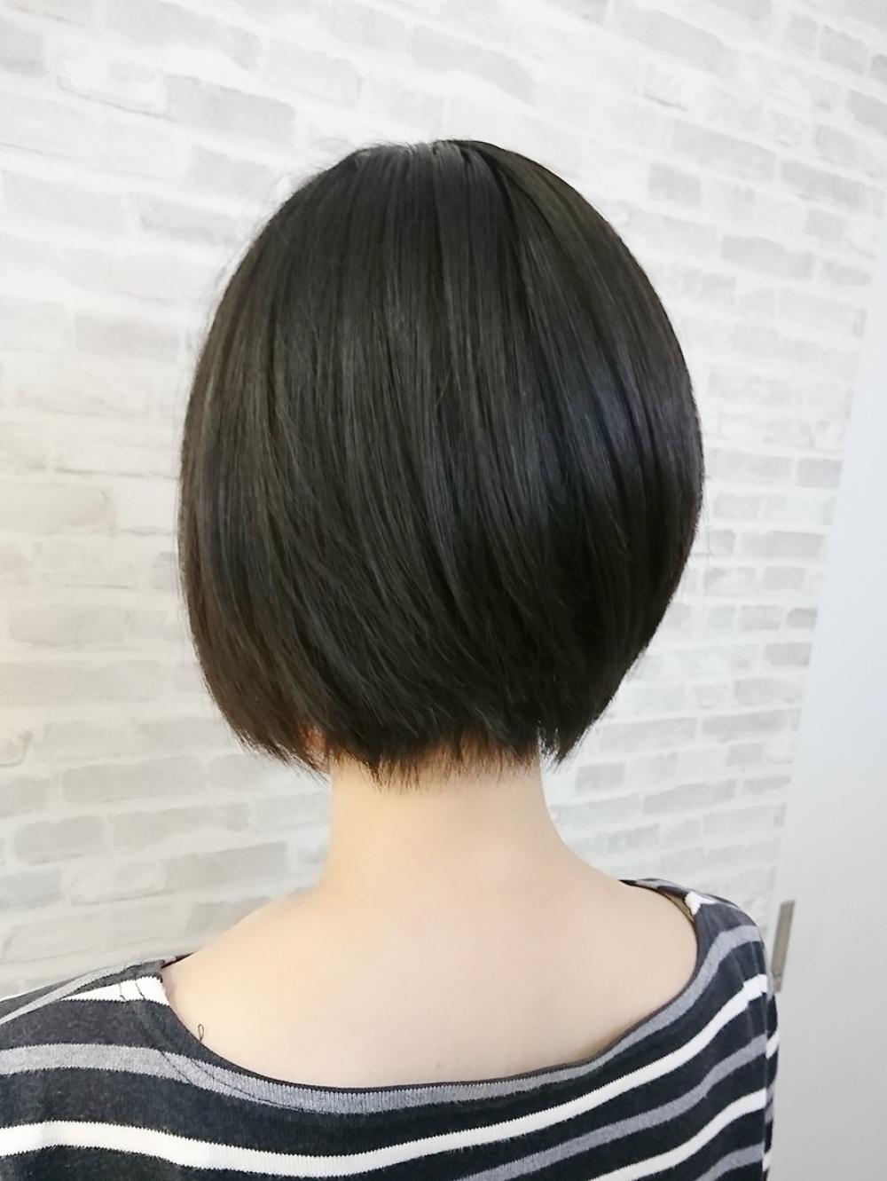 ママさんにもオススメ‼首長細見えショートボブ♢♢♢